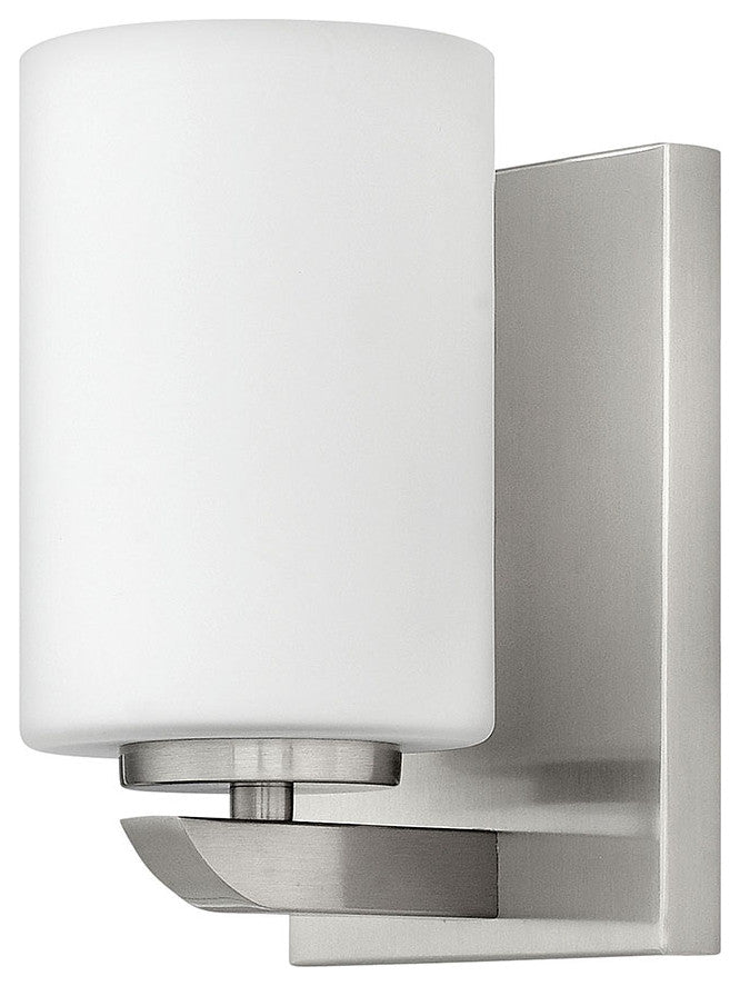 Hinkley Kyra Small Single Light Vanity, Brushed Nickel