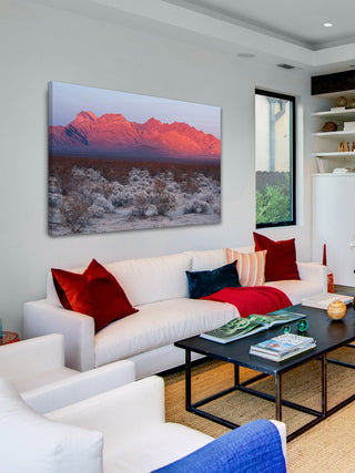 "Red Hills" Painting Print on Canvas