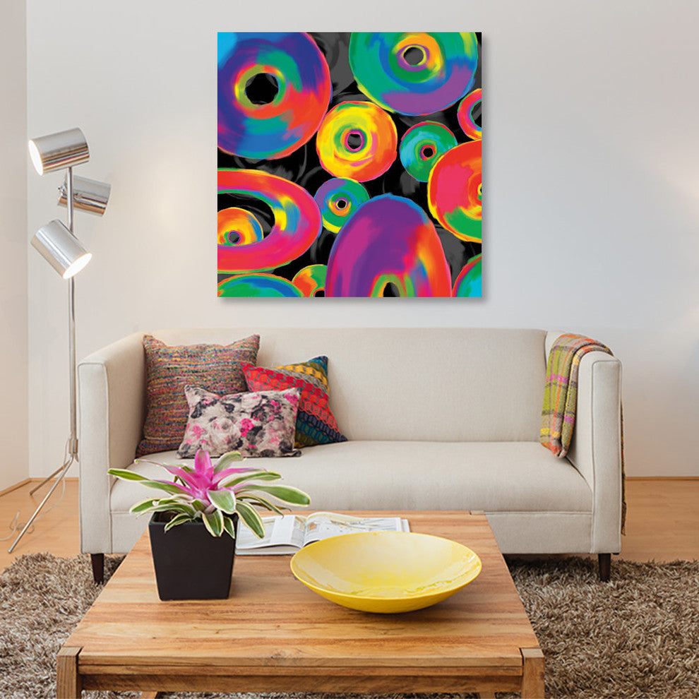 "In Living Color I" by Cameron Rogers, Canvas Print, 12"x12"