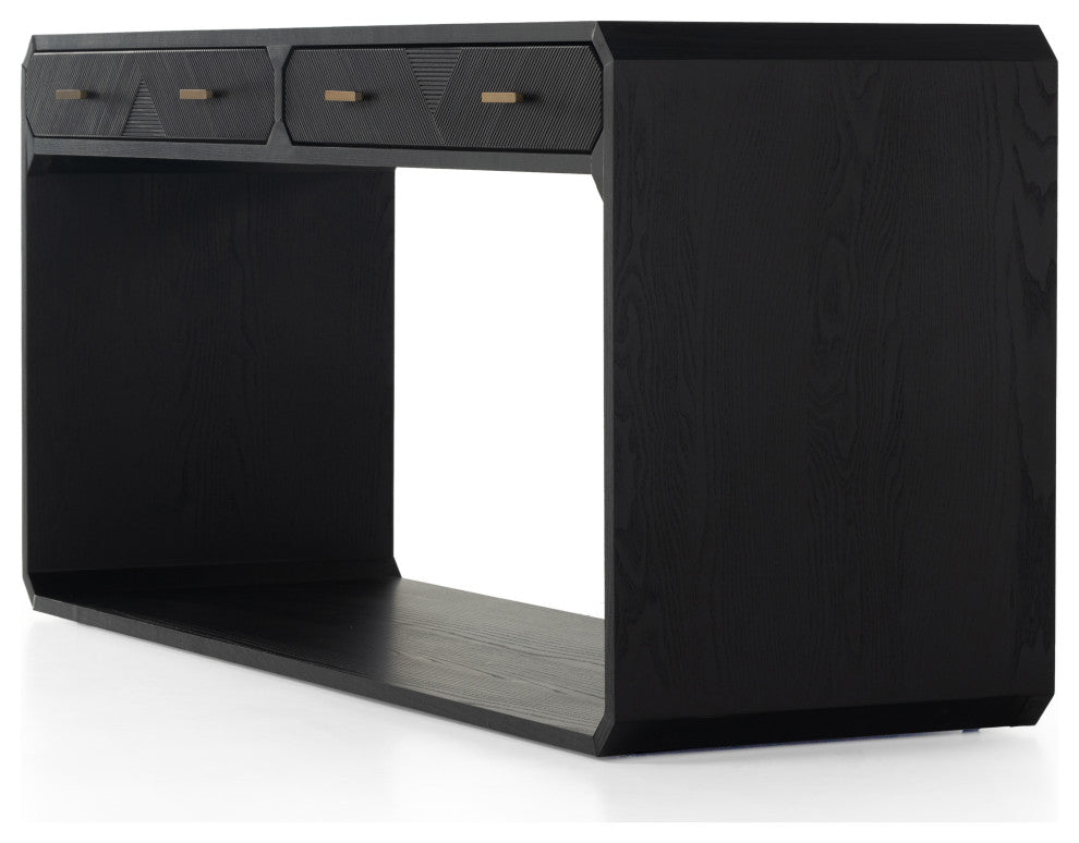 Caspian Console Table-Black Ash