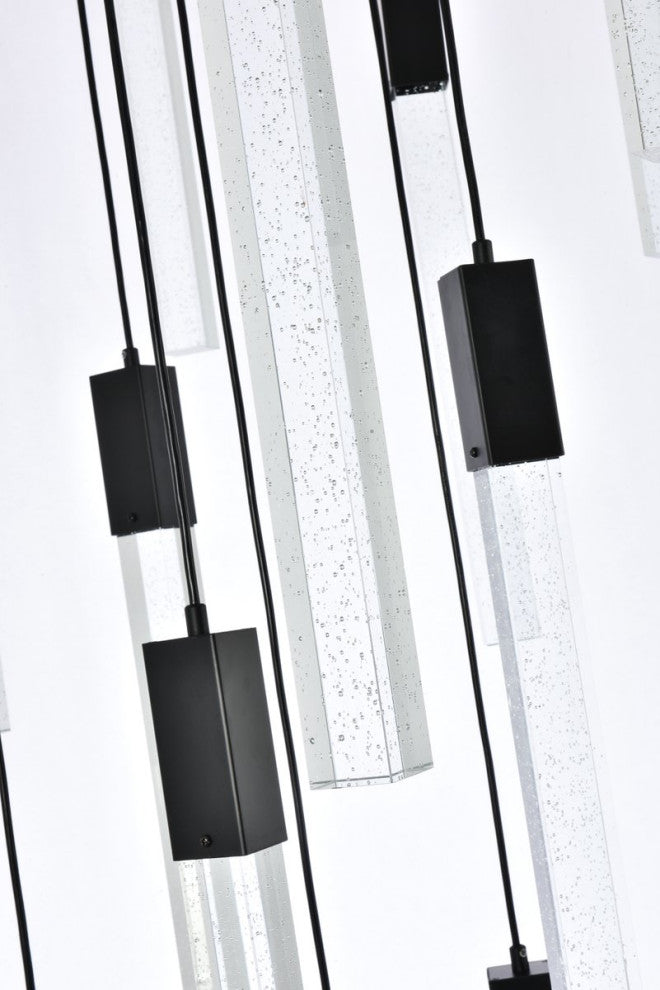 Wade 16-Light Pendant, Black