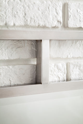Boston 30" Rectangular Mirror Vanities, Brushed Nickel
