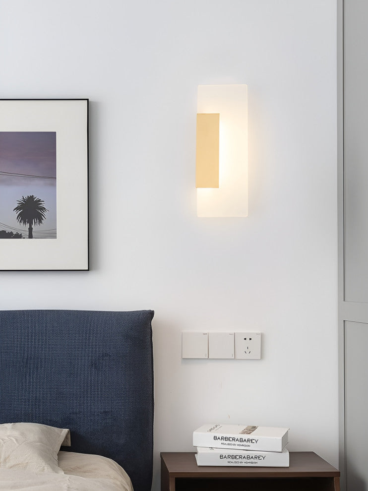Modern LED Wall Lamp Ultra Thin for Living Room, Bedroom, B, Cool Light