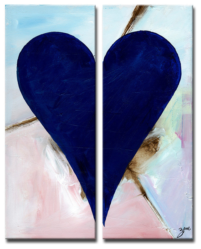 Heartwork "Felipe" 2-Piece Canvas Art Set, 40"x16"