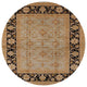 Ahgly Company Indoor Round Mid-Century Modern Area Rugs, 3' Round