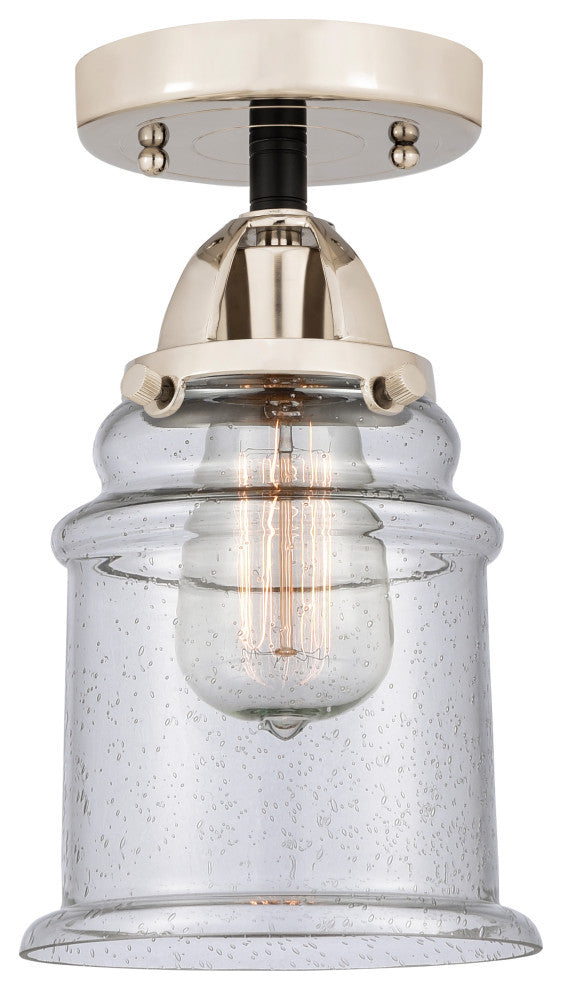 INNOVATIONS LIGHTING 288-1C-BPN-G184-LED Canton 1 Light 6 inch Semi-Flush Mount
