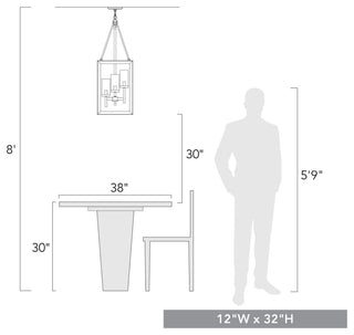 Smyth 3 Light Pendant With Clear Glass Shade