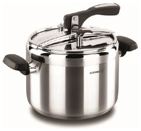 Korkmaz Turbo Stainless Steel Induction Compatible Pressure Cooker, 5 Quart