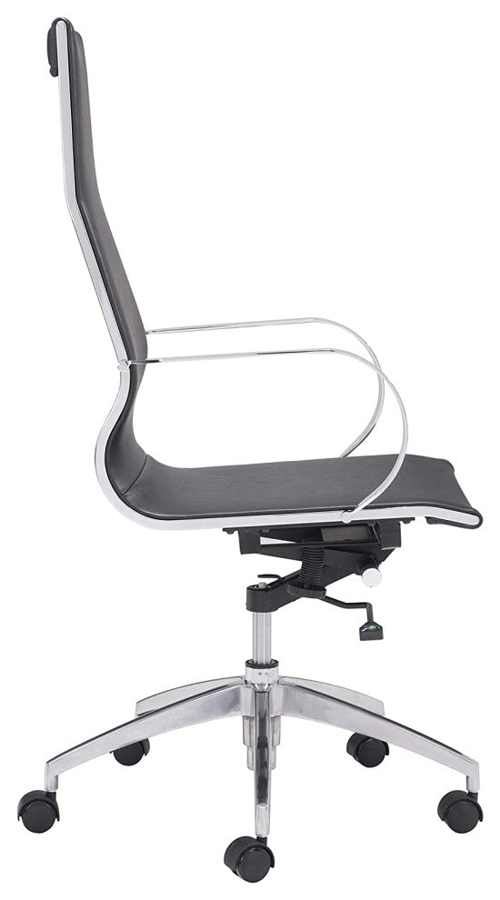 Devin High Back Office Chair, Black