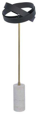 Columna Floor Lamp, Black Metal