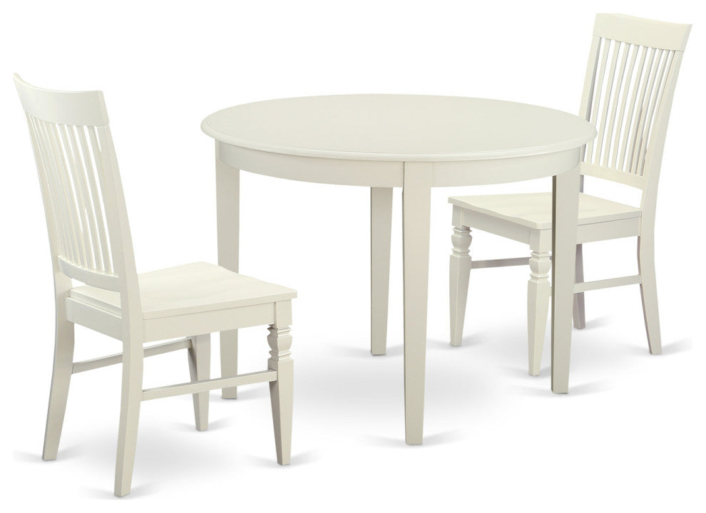 3 Pc Table And Chair Set For 2-Dinette Table And 2 Kitchen Chairs