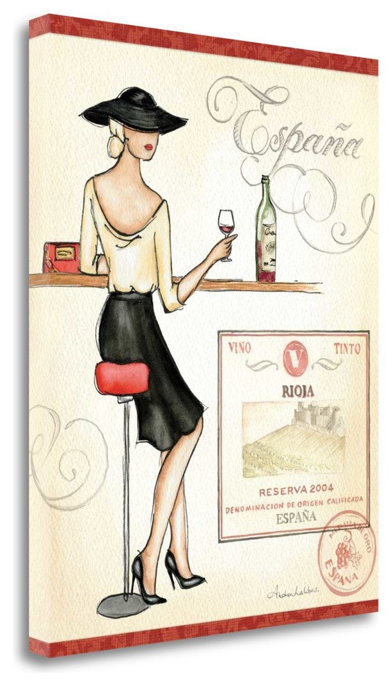 "Wine Event I" By Andrea Laliberte, Giclee Print on Gallery Wrap Canvas
