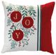 Joy Ornaments Throw Pillow 17"