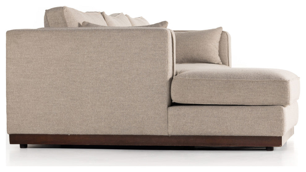 Lawrence 2pc Laf Sectional-Nova Taupe