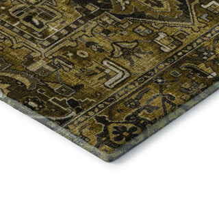 Premium Machine Washable Mayfield AMF570 Brown 2'3" x 7'6" Runner Rug