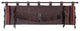 Mojave Sunset Faux Leather Southwest Valance