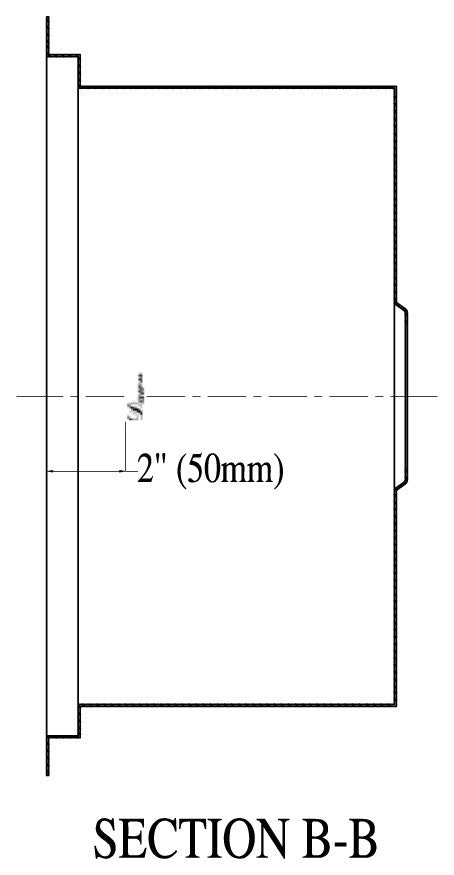 Dawn Dual Mount Single Bowl Square Sink With Drain and 2 Holes on Side