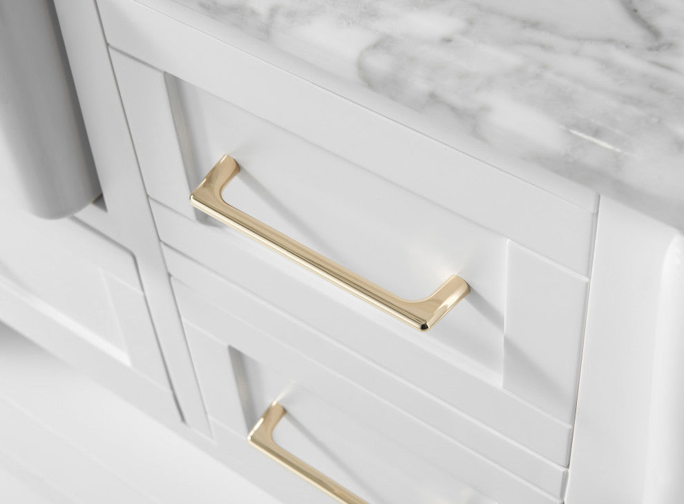 Hayley Bathroom Vanity Set, White, 60"