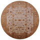 Ahgly Company Indoor Round Mid-Century Modern Area Rugs, 7' Round