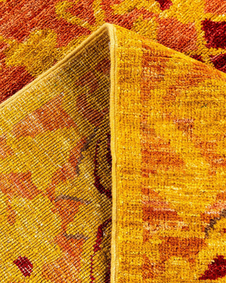 Overdyed, One-of-a-Kind Hand-Knotted Area Rug Brown, 6'1"x9'0"