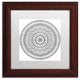 Hello Angel 'Mandala II' Art, Wood Frame, White Mat, 11x11