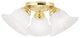 Edgemont Ceiling Mount, Polished Brass
