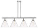 Innovations 516-4I-PC-GBC-124-LED 4 Light Island Light, Polished Chrome