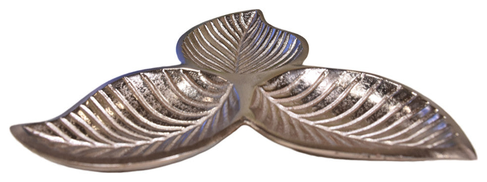Handmade Decorative Aluminium Tray, Bronze Color Coated