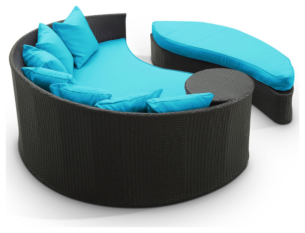 Taiji Outdoor Patio Wicker Daybed