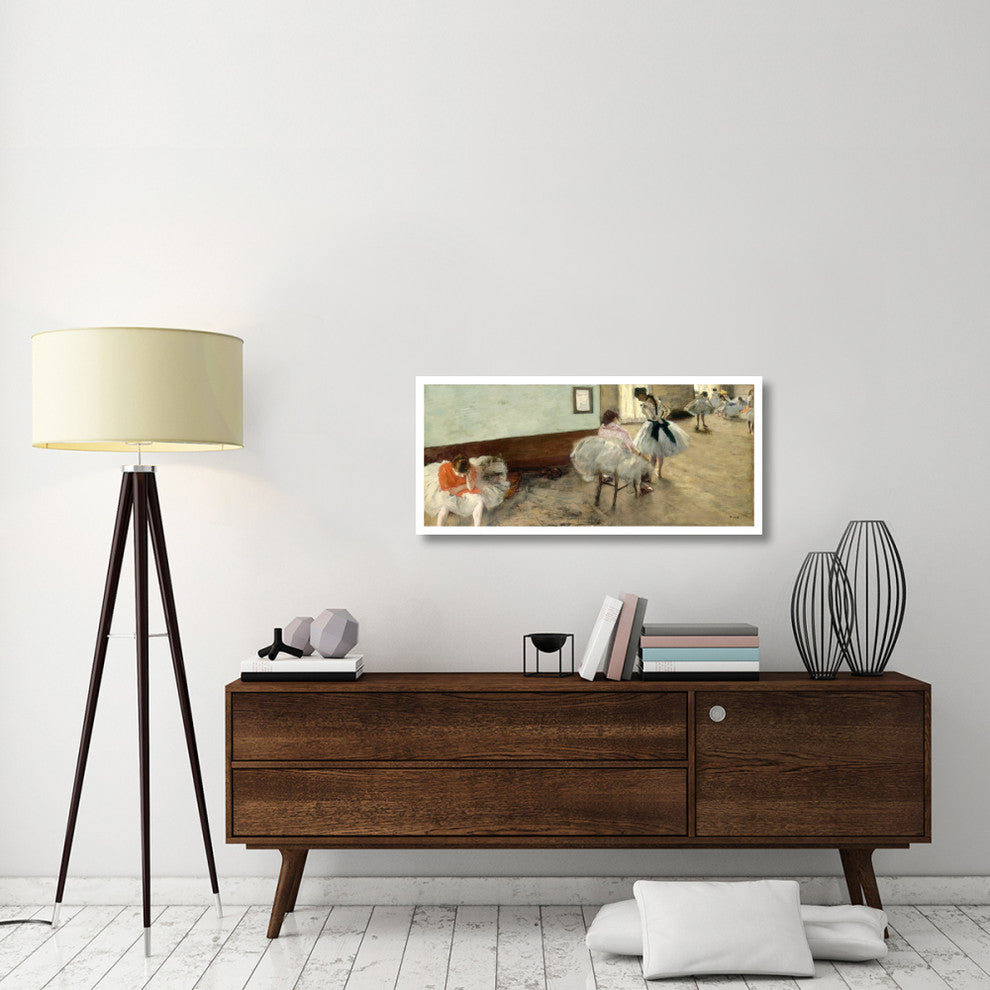 "The Dance Lesson, c. 1879" Digital Paper Print by Edgar Degas, 42"x19"