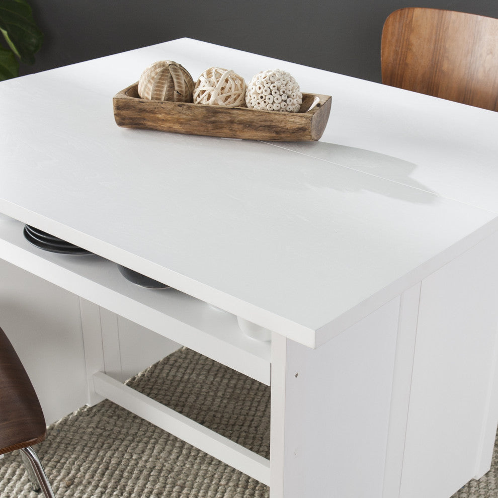 Kempsey Convertible Console to Dining Table, White