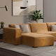 Rex Left Chaise Sofa Module in Genuine Leather