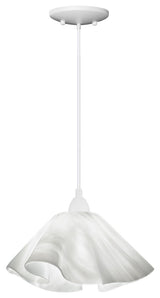 Jezebel Radiance Lily Large Pendant, White Cloud