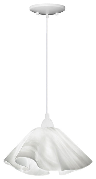 Jezebel Radiance Lily Large Pendant, White Cloud