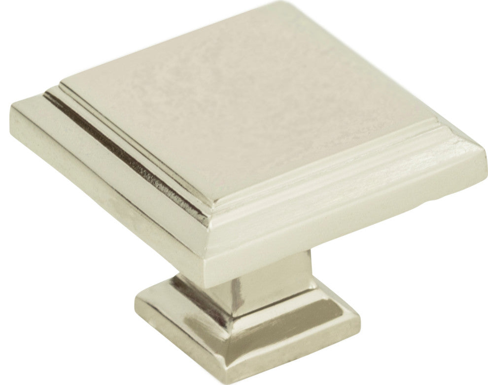 Atlas Homewares 289 Sutton Place 1-1/4 Inch Square Cabinet Knob - Polished