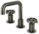 Kingston Brass KS141BSSRX Widespread Bathroom Faucet, Push Pop-Up