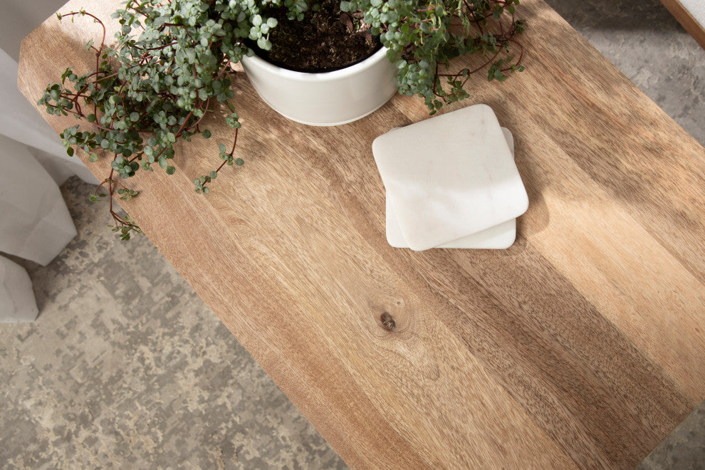 Talcott Wood Side Table, Natural 22x14x26