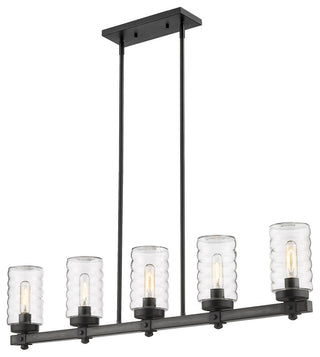 Z-LITE 588-5L-ABB 5 Light Outdoor Linear, Ashen Barnboard
