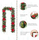 2-Pack 9' Pre-Lit Christmas Garland with Lights