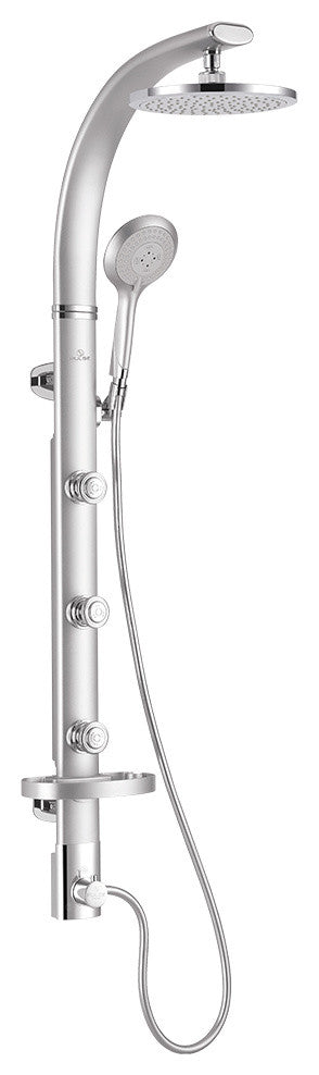 Pulse 1017-S Bonzai Shower System, Silver