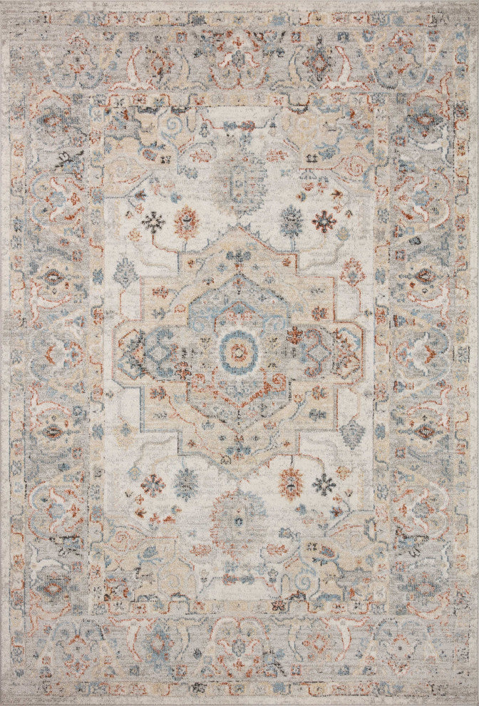 Loloi II Odette Ivory / Multi 9'-2" x 13' Area Rug