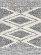 Hauteloom Trunding Area Rug, Charcoal/Cream, 7'10"x10'3"