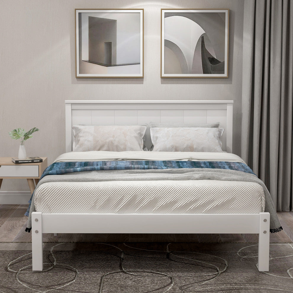 Gewnee Platform Bed Frame with Headboard