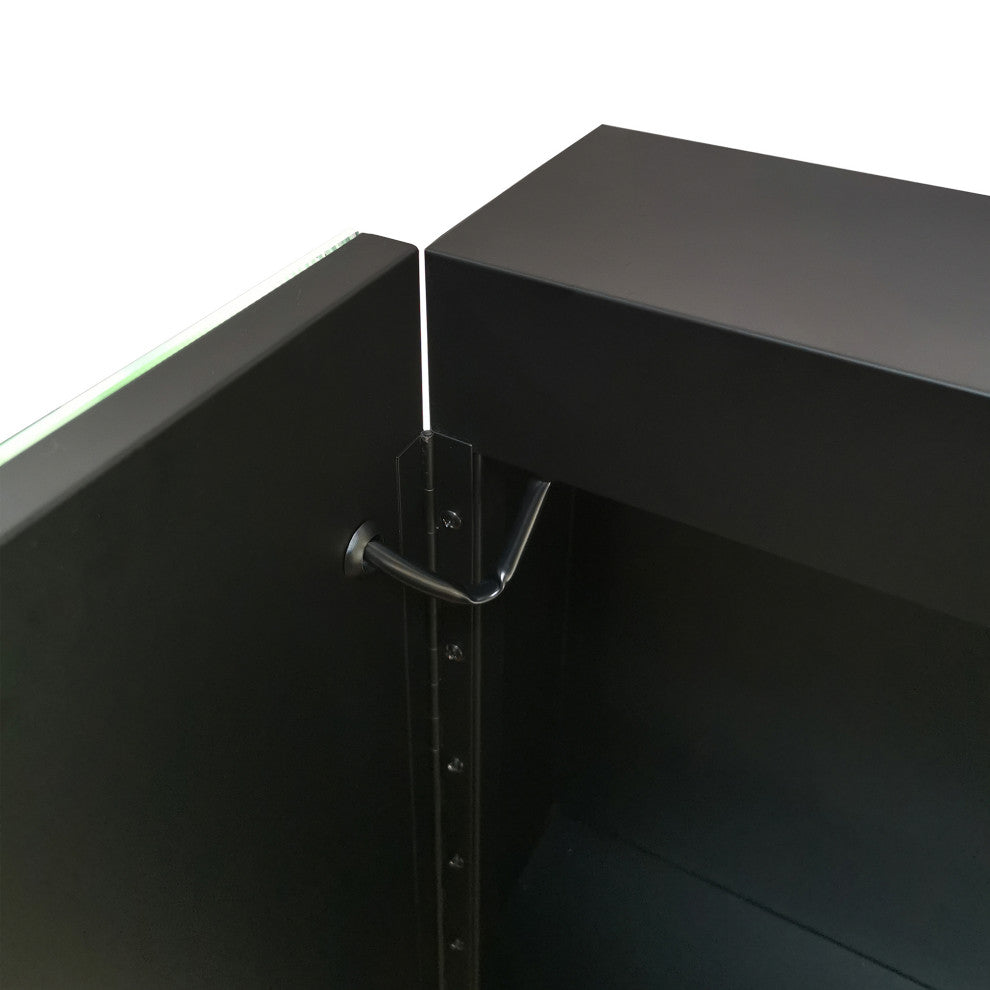 30" x 26" Frameless Surface Mount Medicine Cabinet with Mirror and LED lights