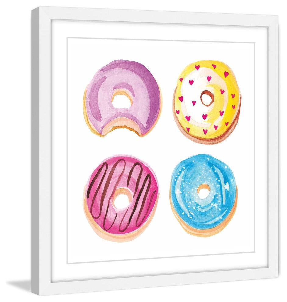 "Donuts" Framed Painting Print