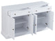 TATEUS 58" Kitchen Sideboard Storage Buffet Cabinet, White