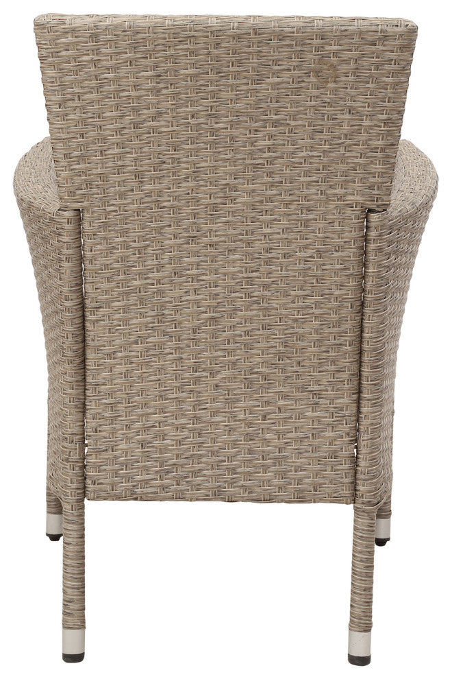 7 Pieces Outdoor Patio Wicker Dining Table Set With Cushion
