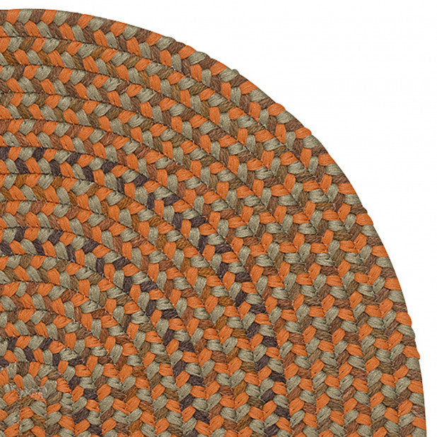 Colonial Mills Rug Winfield Rust Round, 9x9