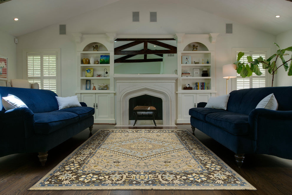 Weave & Wander Albemarle Rug, Smoke/Gray, 2'x3'