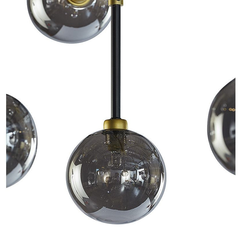 Deimos Ceiling Light, Large, Smoke Gray